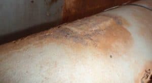pipe with corrosion